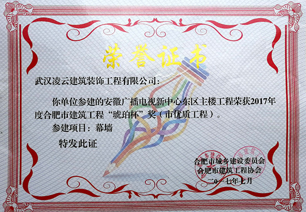 安徽广播电视新中心东区主楼